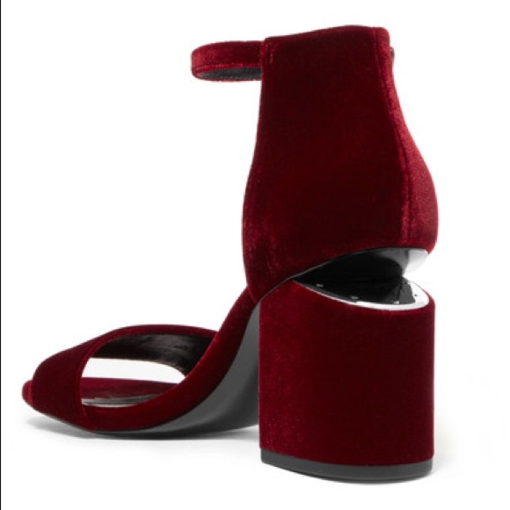 Alexander Wang Abby Heeled Sandal in Bordeaux